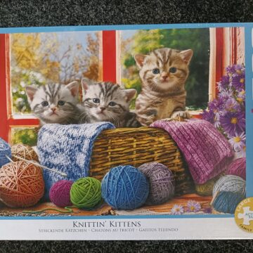 Puzzel Eurographics knitting kittens 1000 stukjes