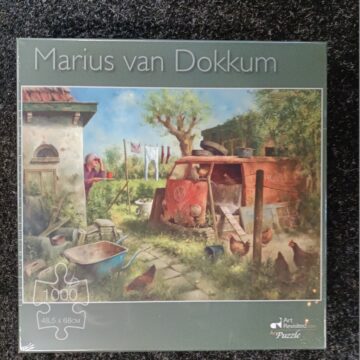puzzel marius van dokkum kippenhok 1000 stukjes